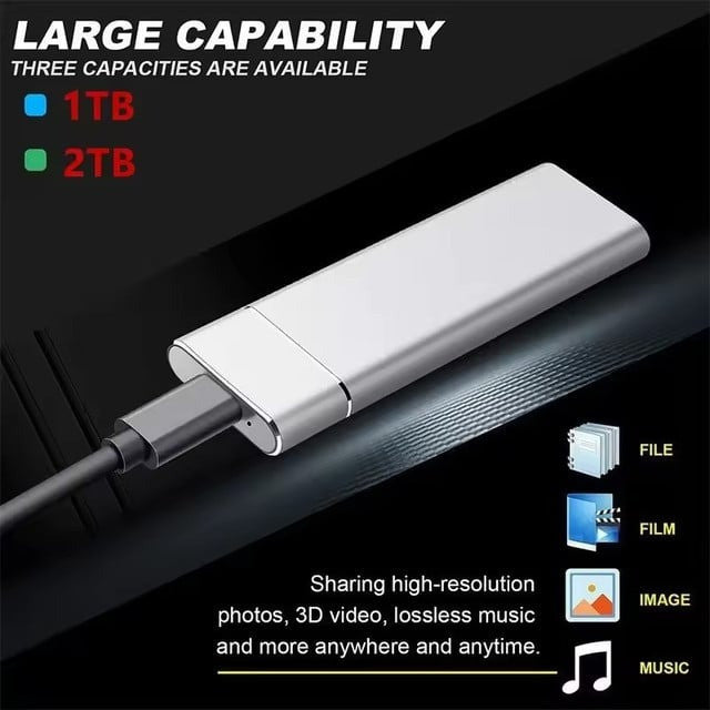 High Speed Portable SSD with Large Capacity