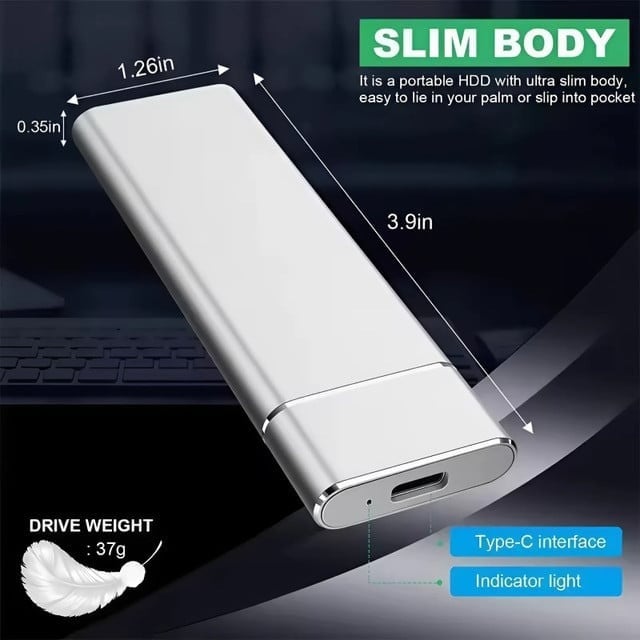 High Speed Portable SSD with Large Capacity