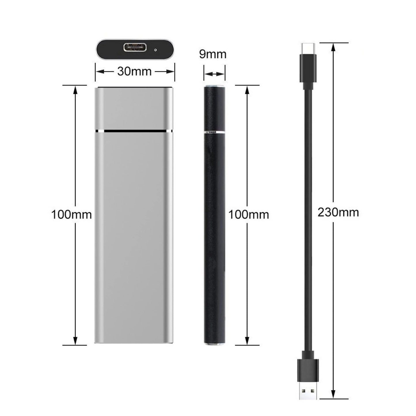 High Speed Portable SSD with Large Capacity