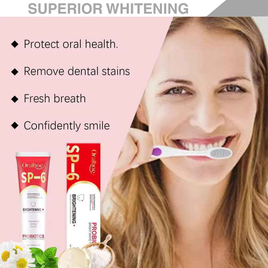 MGX® PROBIOTIC WHITENING TOOTHPASTE SP-6