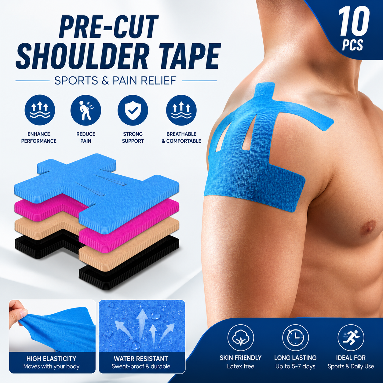 🔥Kinesiology Tape Reduce Shoulder Pain