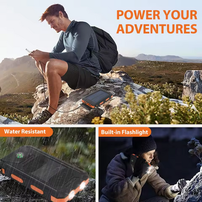 🔥Hot Sale 50% Off 💥Waterproof Solar Power Bank