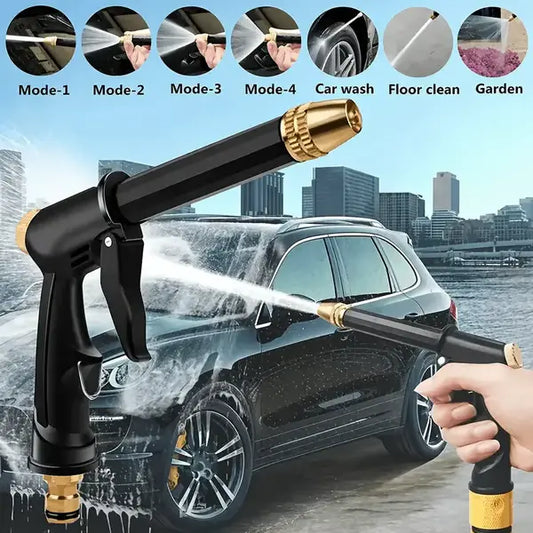 🔥Hot Sales 49% OFF💦High Pressure Garden Hose Nozzle Spray Gun with Brass Adjustable Nozzle