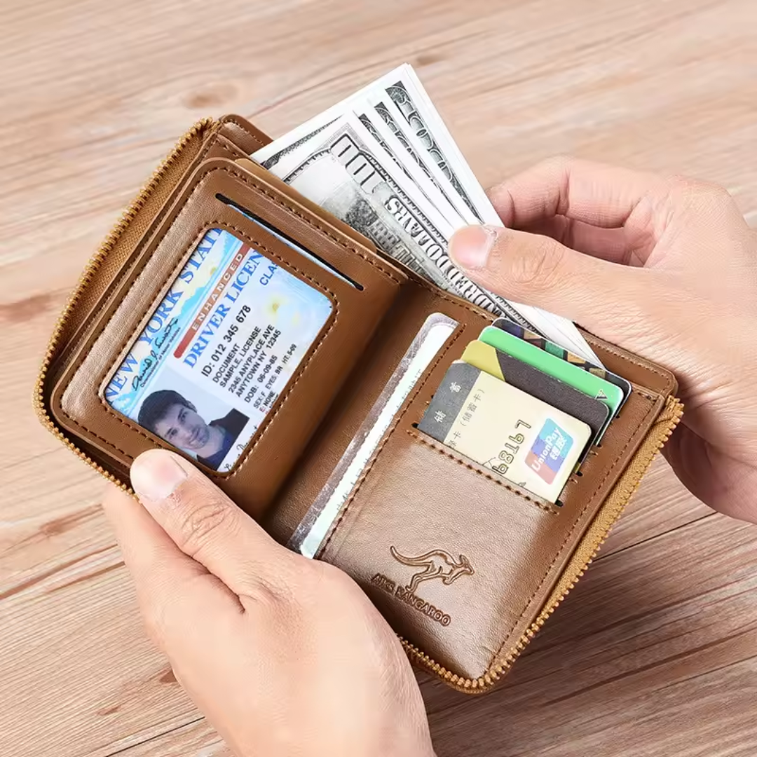 MGX® Men Wallet Zipper Purse