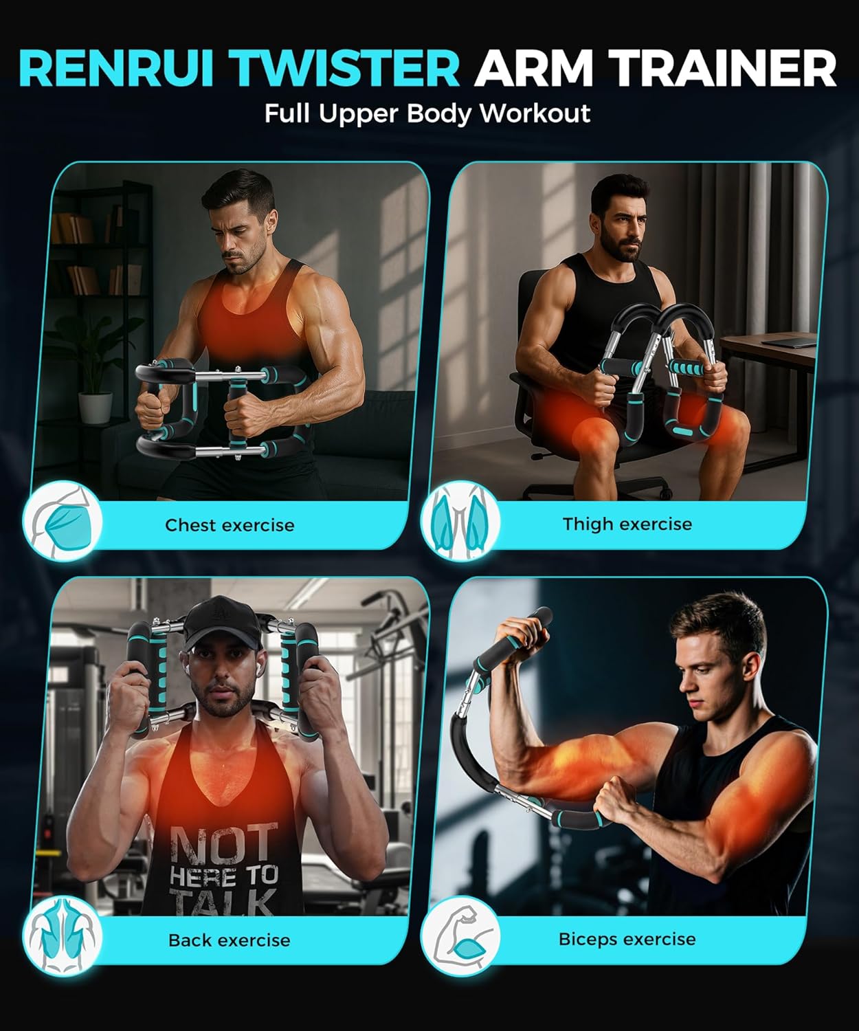 Multi-function arm strength training equipment at home 💪