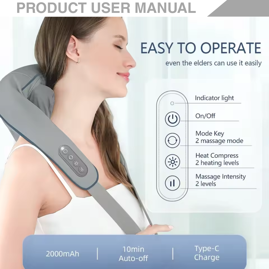 MGX® Neck and shoulder massage machine