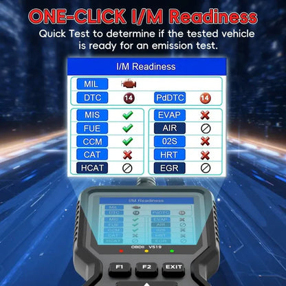🚗 OBD2 Advanced Diagnostic Tool – Professional Engine Code Reader 🔧
