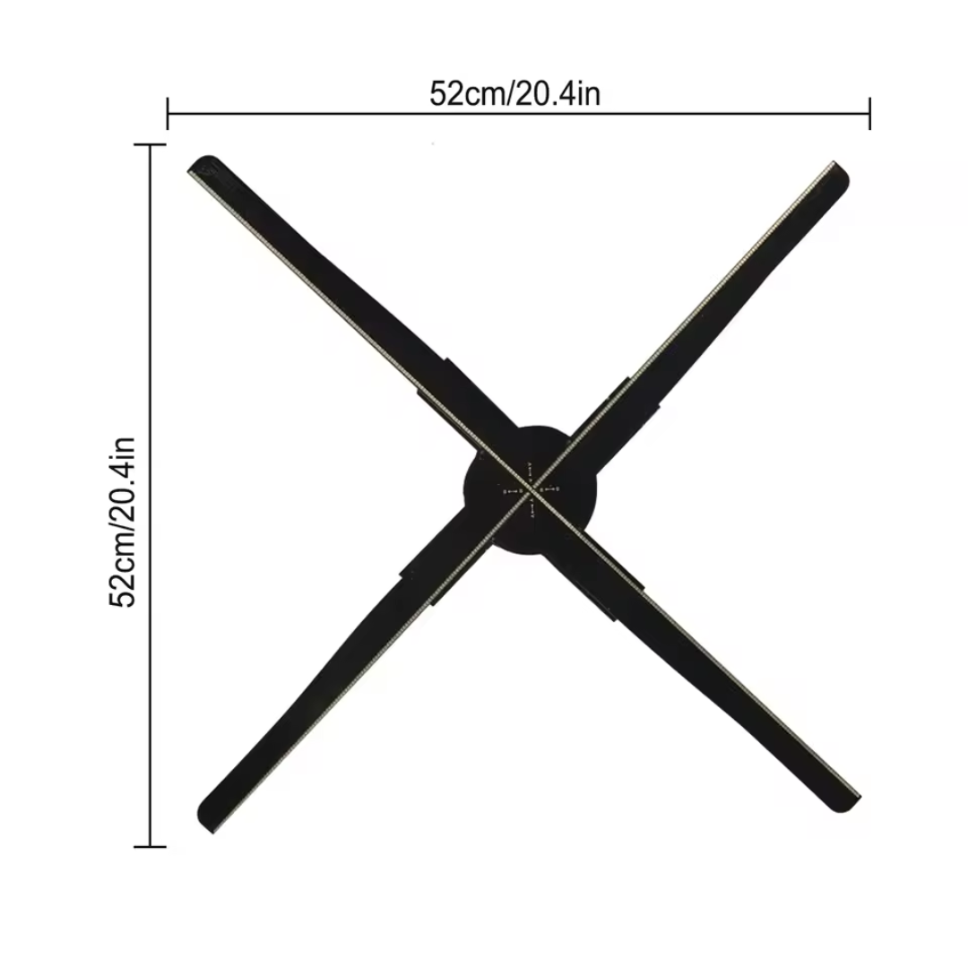 MGX® LED 3D Holographic Fan