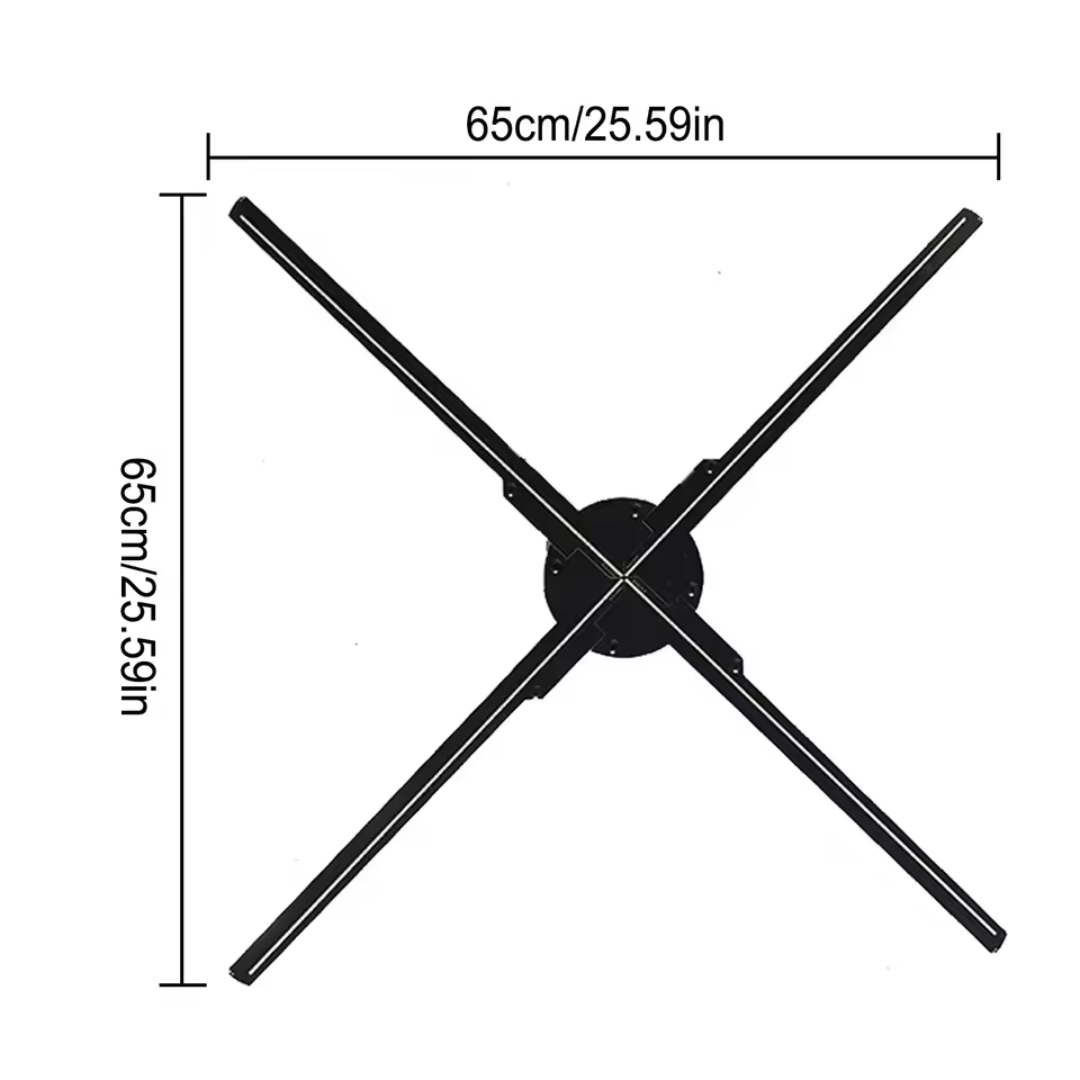 MGX® LED 3D Holographic Fan