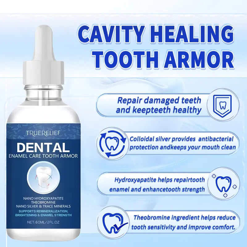 Dentite Tooth Armor Daily Oral Care for Sensitive Teeth & Anti-Cavity Support with Nano Hydroxyapatite & Theobromine