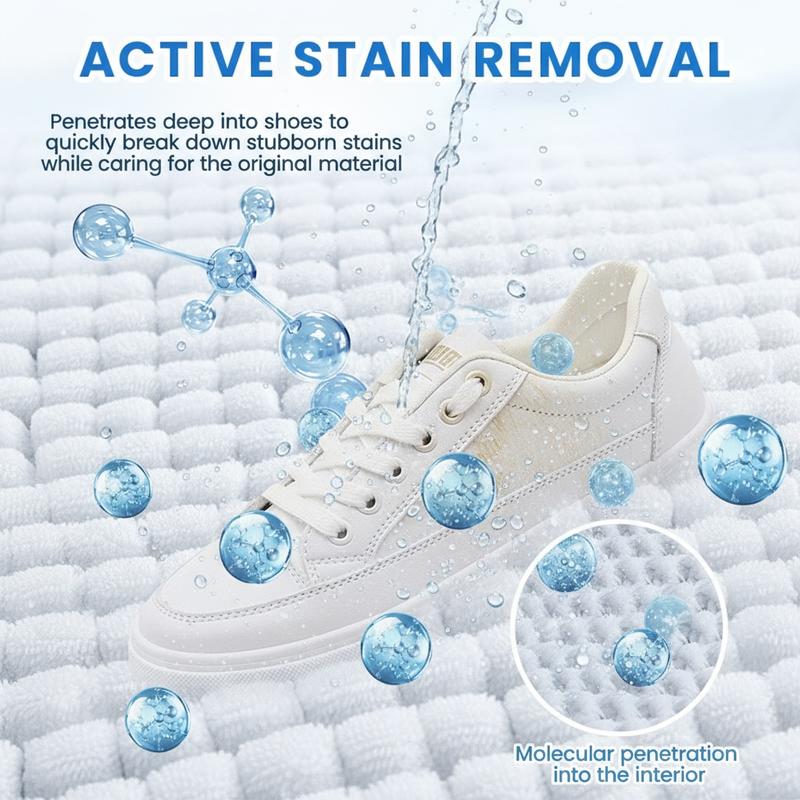 White Shoe Cleaner  Cream  |  Multipurpose  No-Wash Solid  Comes with Sponge