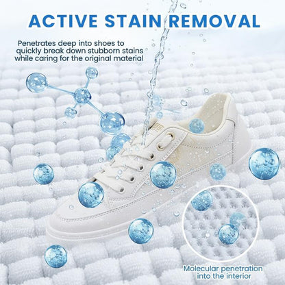 White Shoe Cleaner  Cream  |  Multipurpose  No-Wash Solid  Comes with Sponge