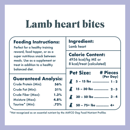 Lamb Heart Bites