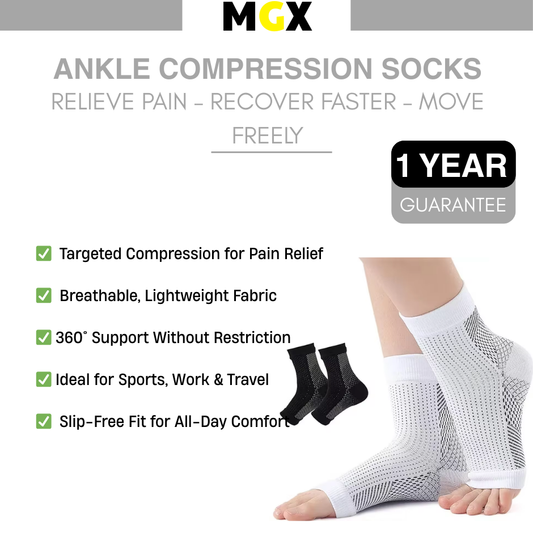 MGX® ANKLE COMPRESSION SOCKS