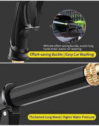 🔥Hot Sales 49% OFF💦High Pressure Garden Hose Nozzle Spray Gun with Brass Adjustable Nozzle